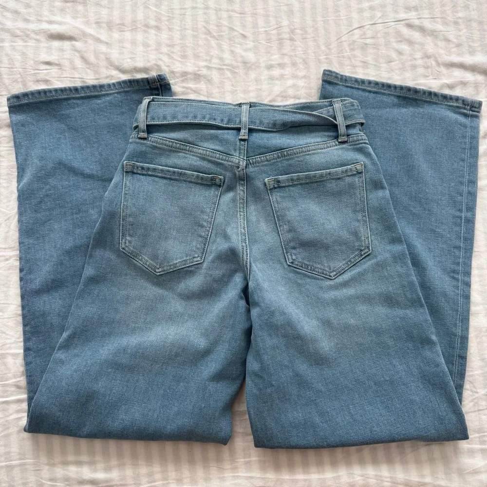 Banana Republic Light Blue Denim Wide Leg Jeans - Picture 2 of 8